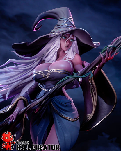 1:12 Reclusive Caster | Resin Garage Kit Figure Game Fan Art | h3LL creator