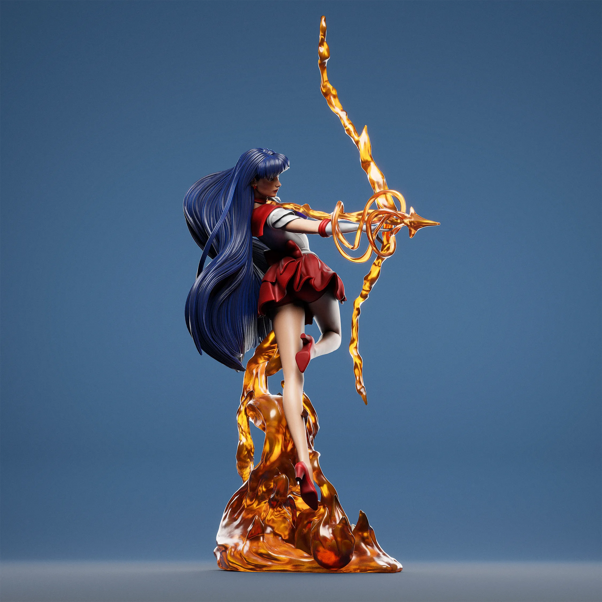 1:12 Fire Sailor | 3D Printed Resin Garage Kit Figure | CA 3D Studios