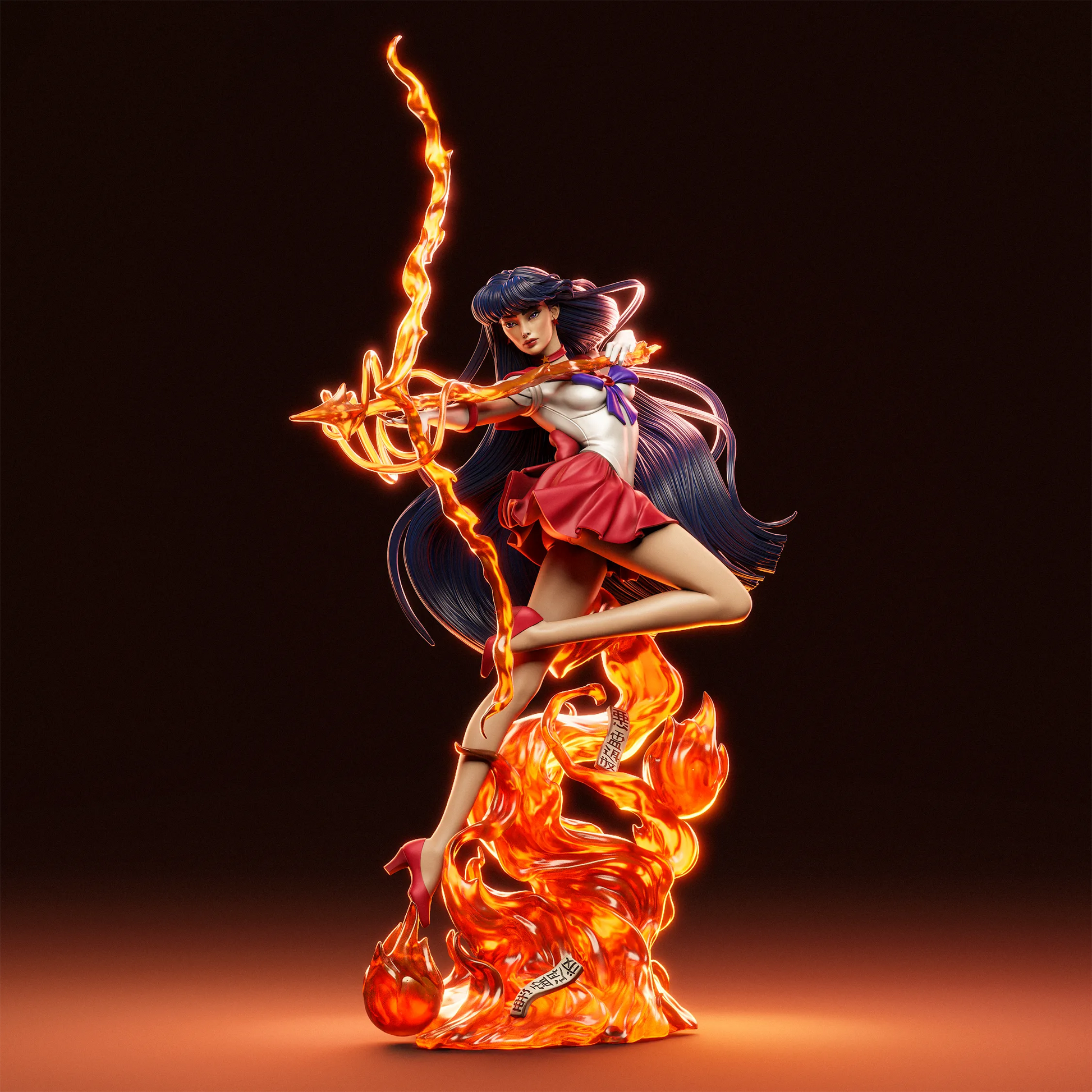 1:12 Fire Sailor | 3D Printed Resin Garage Kit Figure | CA 3D Studios