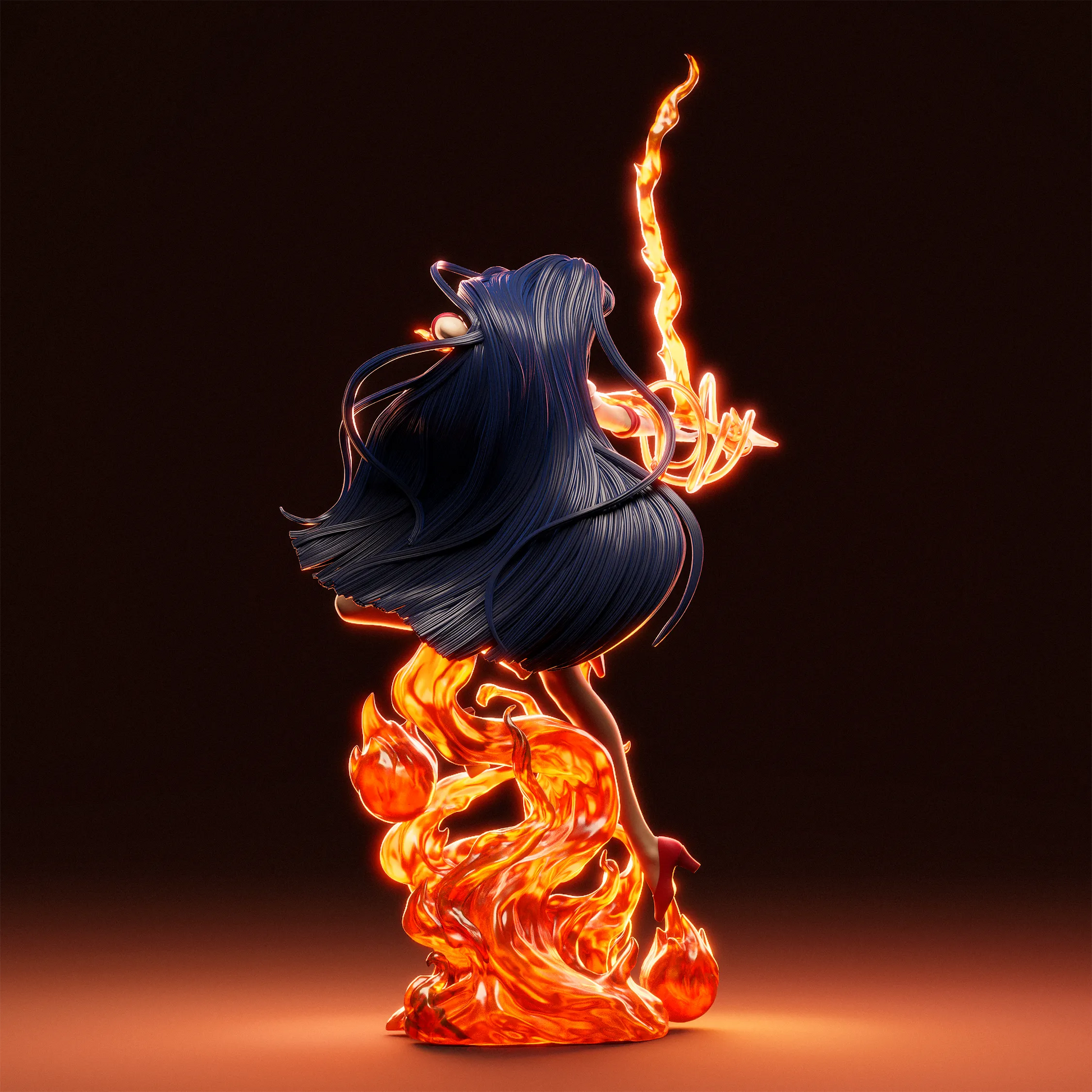1:12 Fire Sailor | 3D Printed Resin Garage Kit Figure | CA 3D Studios