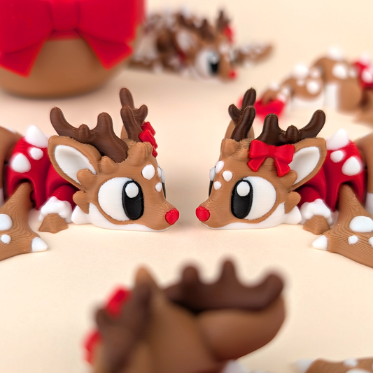 Flexi Reindeer Mini Dragon & Egg | 3DGOB