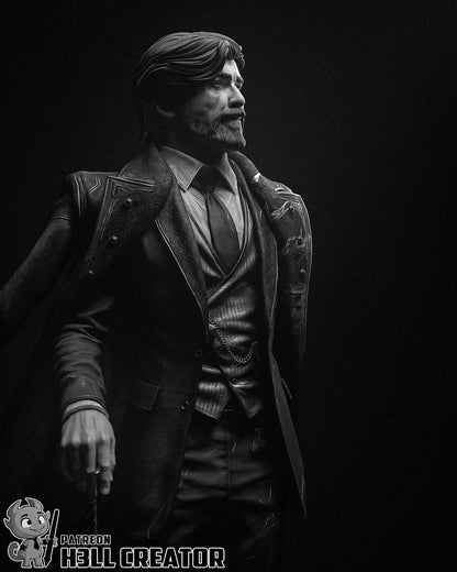 1:12 Gentleman in the Unraveling Dream | Resin Garage Kit Figure Game Fan Art | h3LL creator