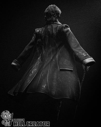 1:12 Gentleman in the Unraveling Dream | Resin Garage Kit Figure Game Fan Art | h3LL creator