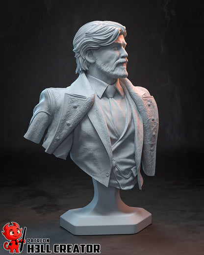 1:12 Gentleman in the Unraveling Dream | Resin Garage Kit Figure Game Fan Art | h3LL creator