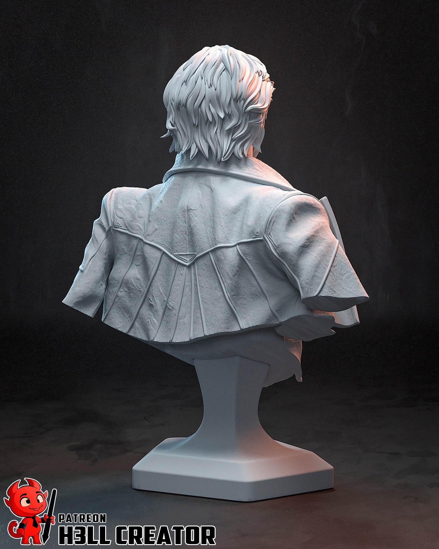 1:12 Gentleman in the Unraveling Dream | Resin Garage Kit Figure Game Fan Art | h3LL creator