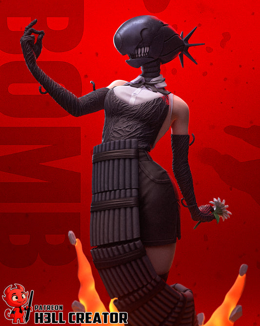 1:10 Explosive Assassin | Resin Garage Kit Figure Game Fan Art | h3LL creator