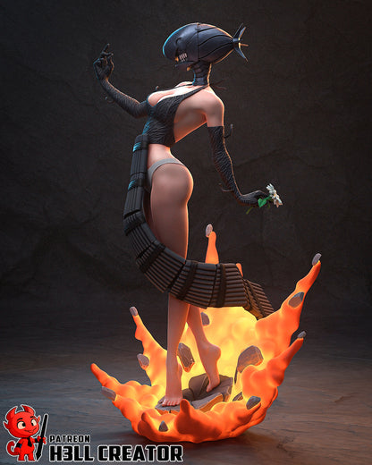 1:10 Explosive Assassin | Resin Garage Kit Figure Game Fan Art | h3LL creator