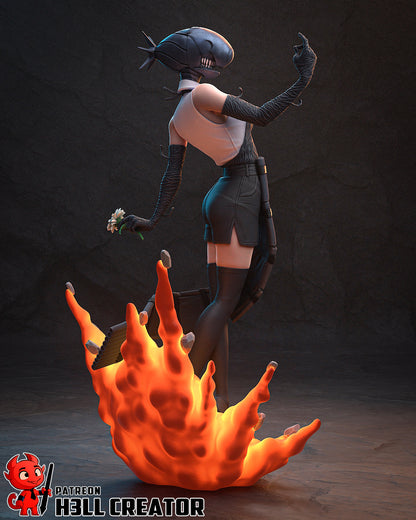 1:10 Explosive Assassin | Resin Garage Kit Figure Game Fan Art | h3LL creator