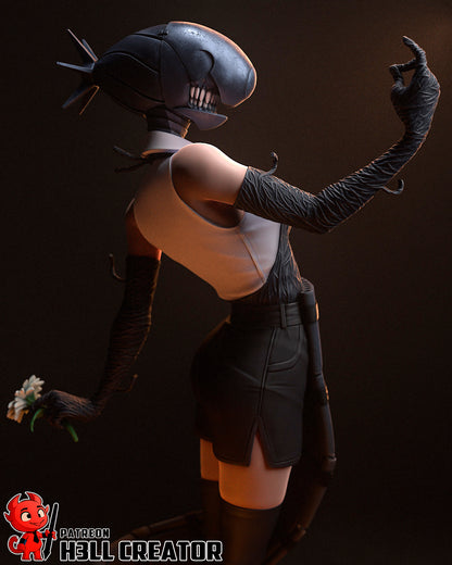 1:10 Explosive Assassin | Resin Garage Kit Figure Game Fan Art | h3LL creator