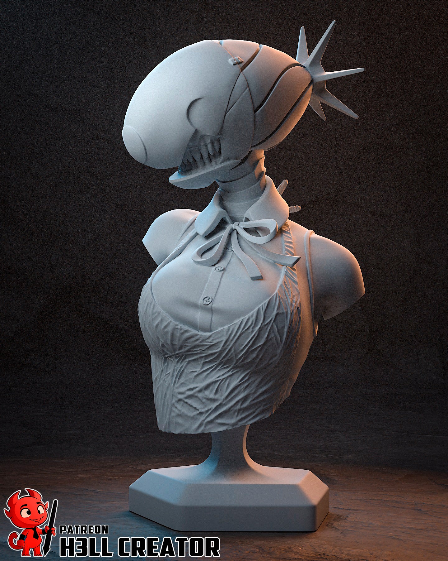 1:10 Explosive Assassin | Resin Garage Kit Figure Game Fan Art | h3LL creator