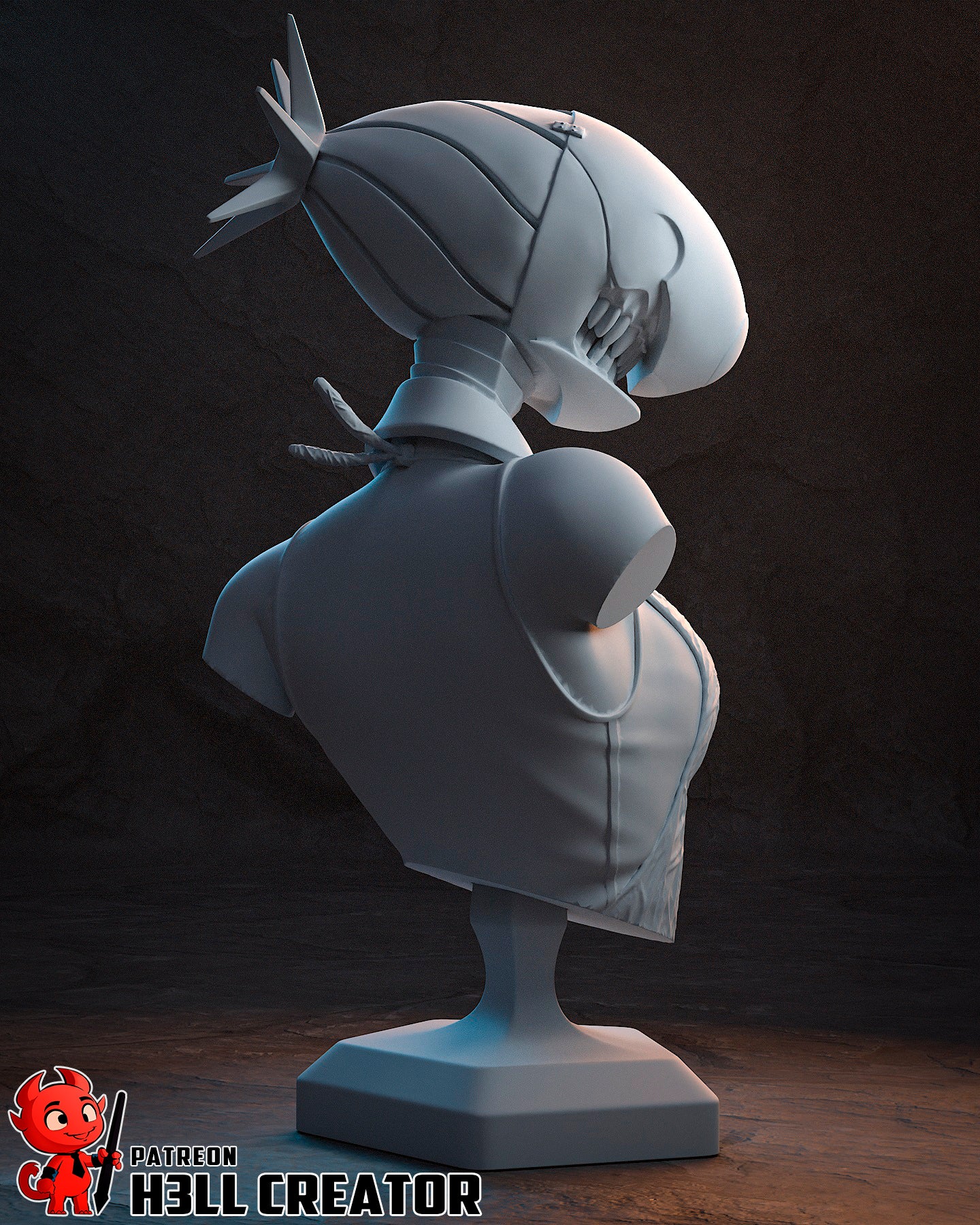 1:10 Explosive Assassin | Resin Garage Kit Figure Game Fan Art | h3LL creator