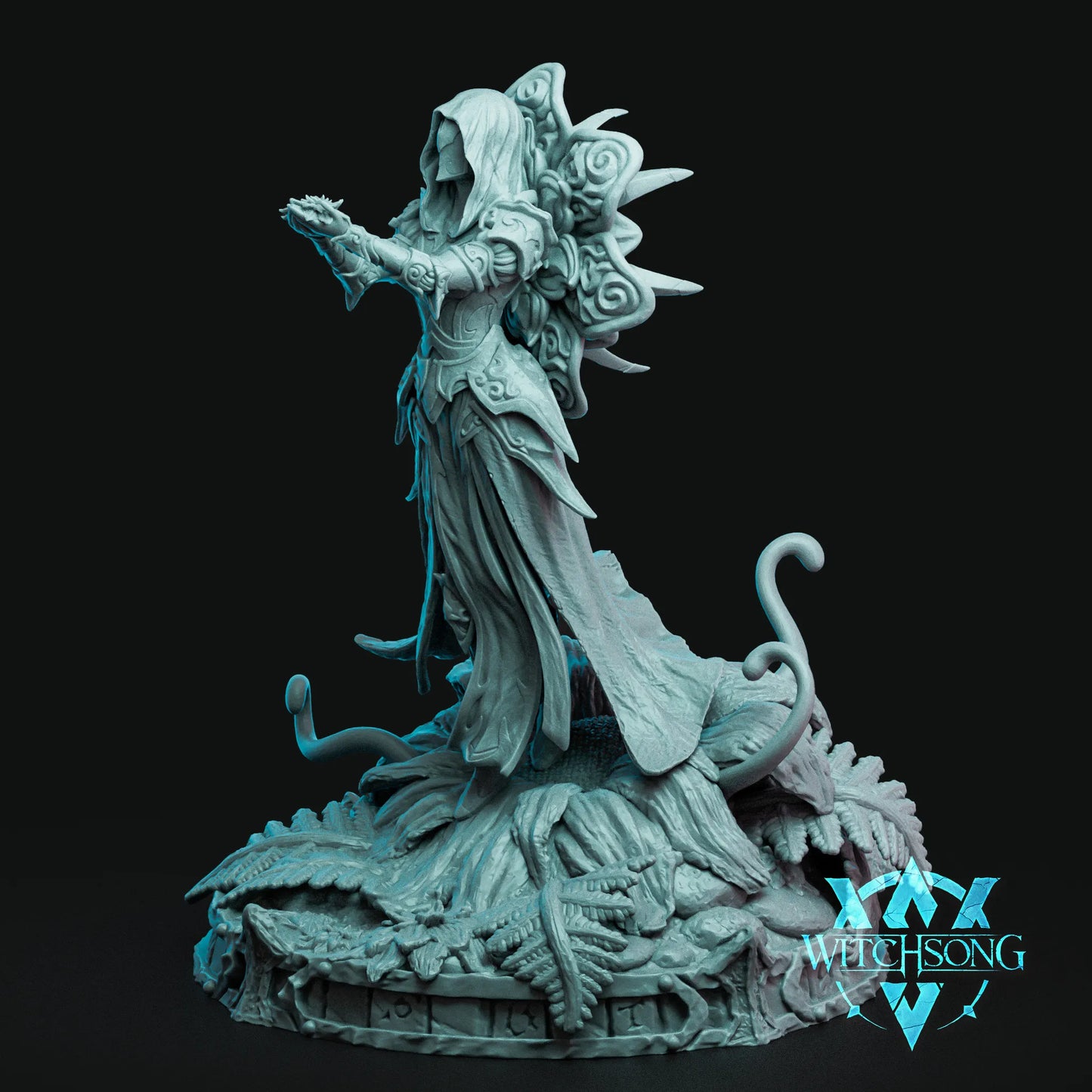Rotbloom Priestess | Mini or Bust | Monster Miniature Statue | Witchsong Miniatures