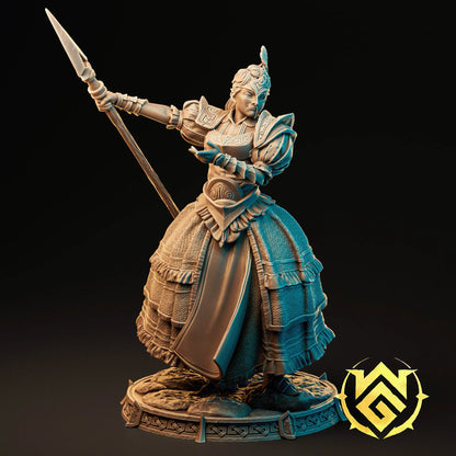 Royal Spearguard | TTRPG D&D Miniature | The Witchguild
