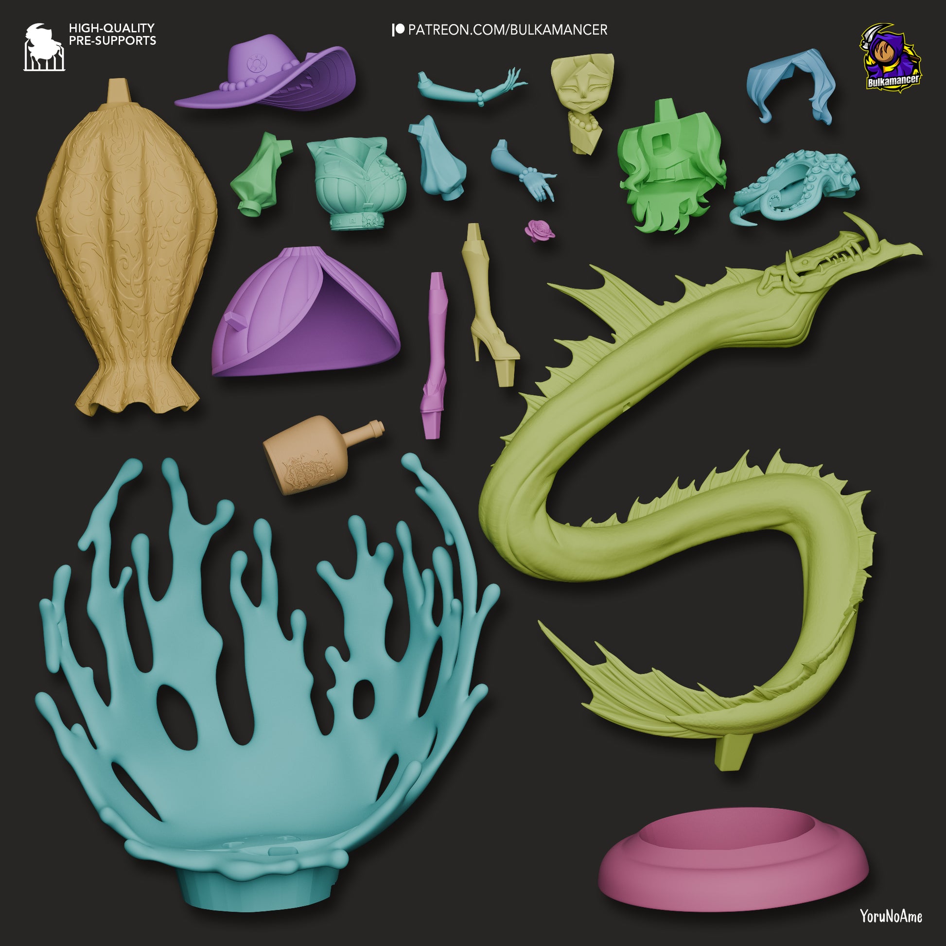 Rum Baba | Resin Garage Kit Figure Game Fan Art | Bulkamancer Sculpts