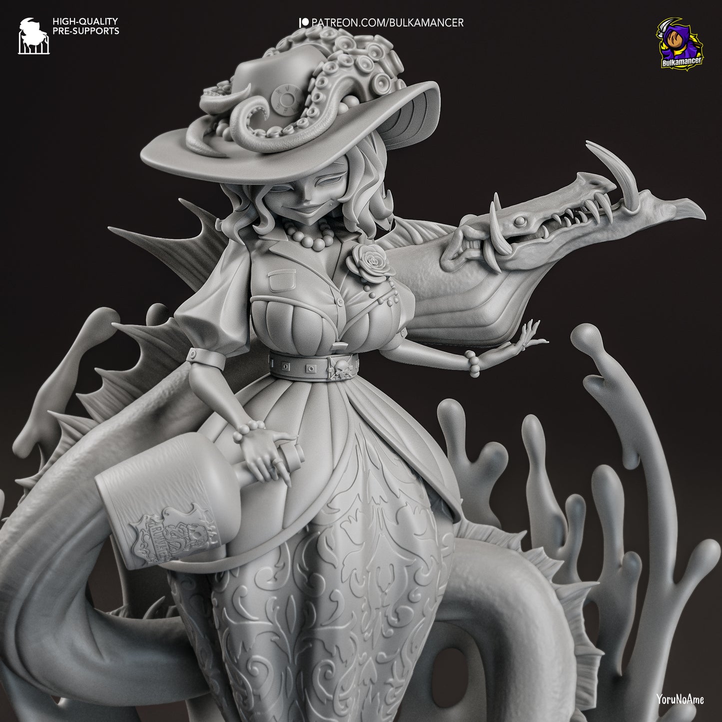 Rum Baba | Resin Garage Kit Figure Game Fan Art | Bulkamancer Sculpts