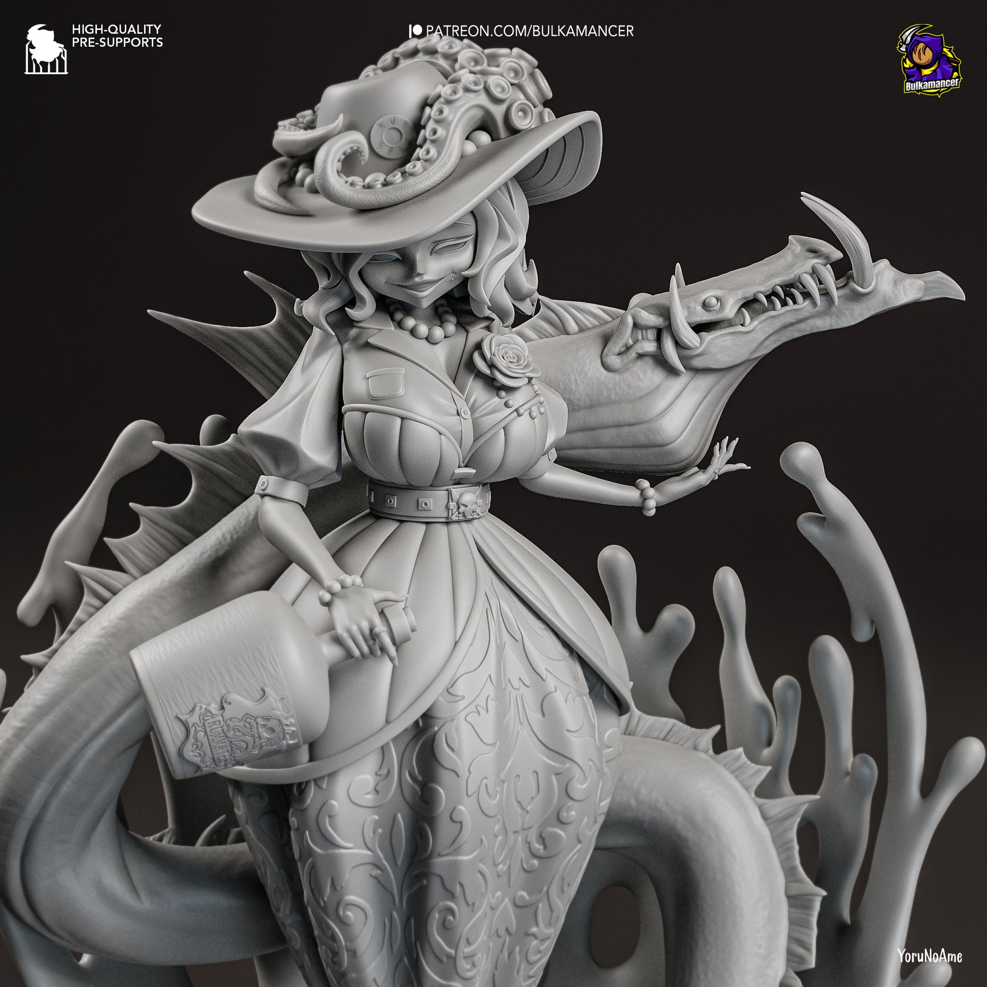 Rum Baba | Resin Garage Kit Figure Game Fan Art | Bulkamancer Sculpts