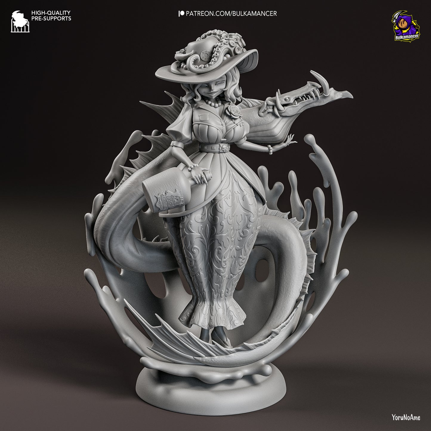 Rum Baba | Resin Garage Kit Figure Game Fan Art | Bulkamancer Sculpts
