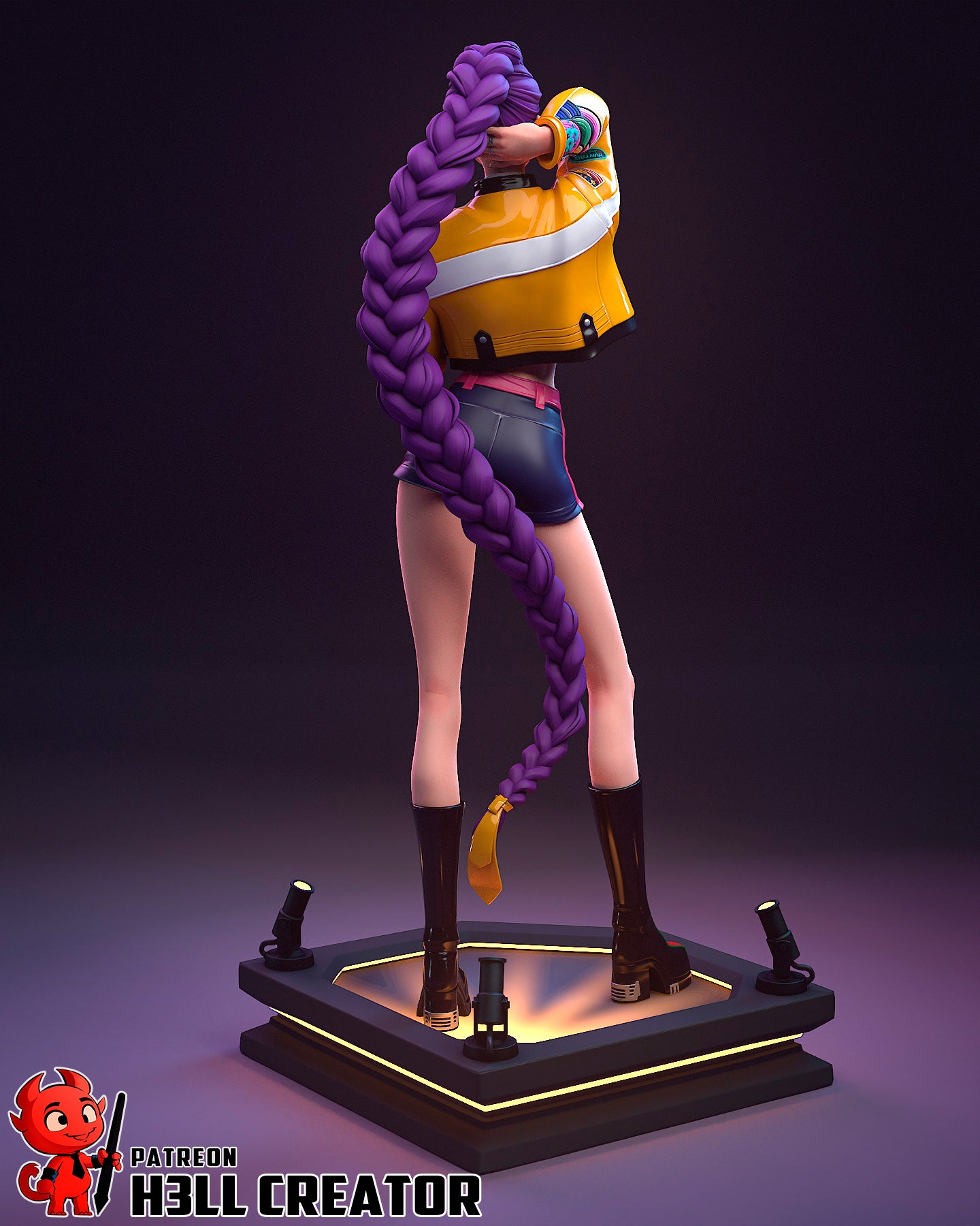 1:10 Golden Idol | Resin Garage Kit Figure Game Fan Art | h3LL creator