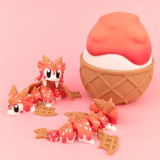 Flexi Sugar Rush Mini Dragon & Egg | 3DGOB