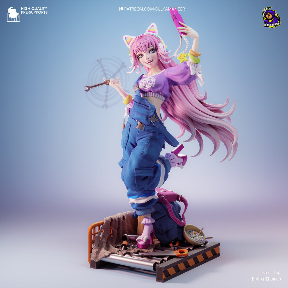 Ingeniero de escuadrón aerotransportado | Figura de kit de resina para garaje | Bulkamancer Sculpts