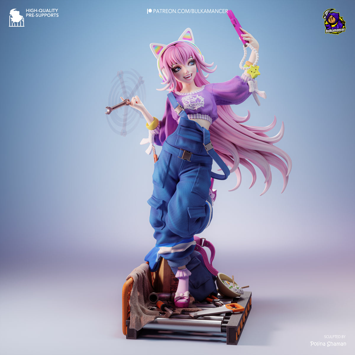 Ingeniero de escuadrón aerotransportado | Figura de kit de resina para garaje | Bulkamancer Sculpts