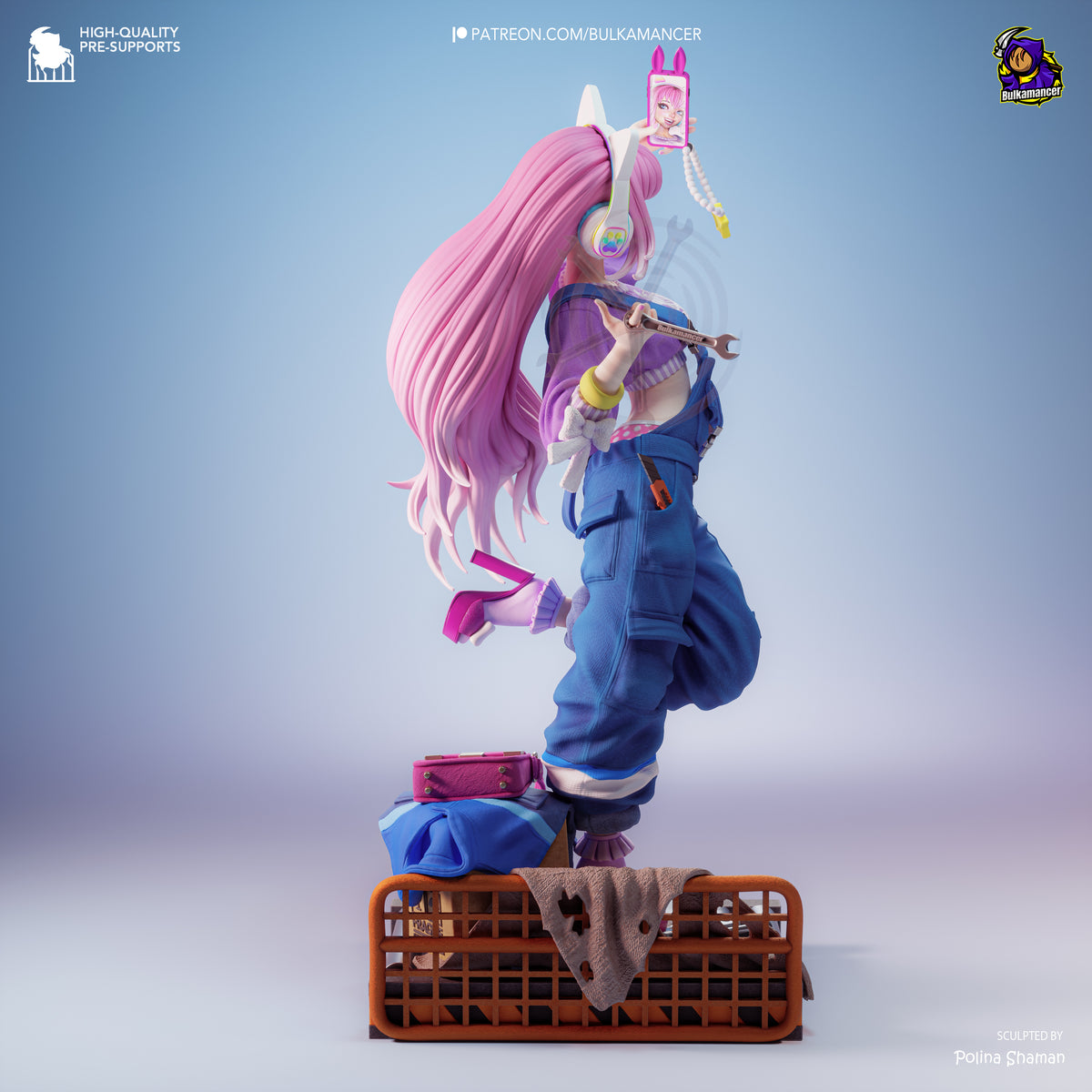 Ingeniero de escuadrón aerotransportado | Figura de kit de resina para garaje | Bulkamancer Sculpts