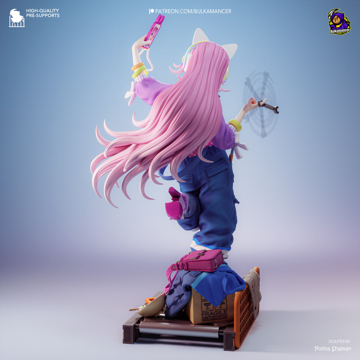 Ingeniero de escuadrón aerotransportado | Figura de kit de resina para garaje | Bulkamancer Sculpts