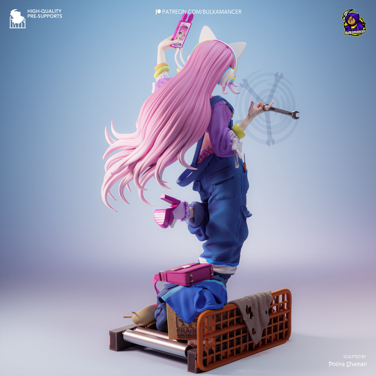 Ingeniero de escuadrón aerotransportado | Figura de kit de resina para garaje | Bulkamancer Sculpts