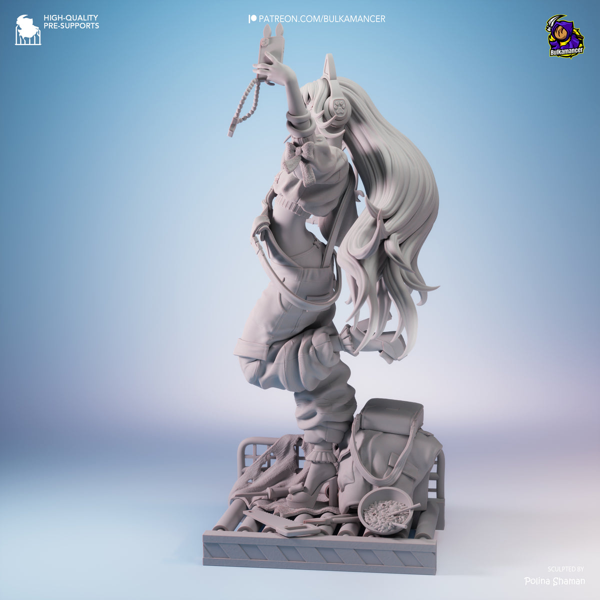 Ingeniero de escuadrón aerotransportado | Figura de kit de resina para garaje | Bulkamancer Sculpts