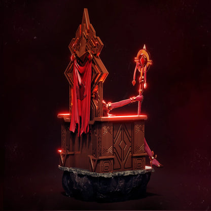 1:12 Scarlet Battle Priestess | 3D Printed Resin Garage Kit Figure | CA 3D Studios - Tattles Told 3D