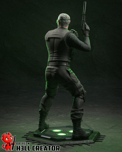 1:10 Stealth Operative | Resin Garage Kit Figure Game Fan Art | h3LL creator