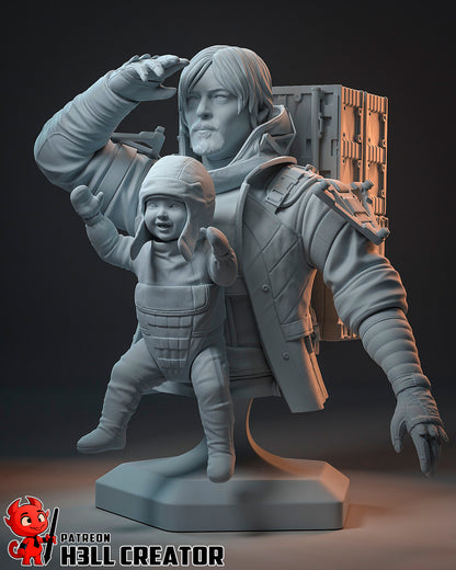 1:12 Carrying Tomorrow | Resin Garage Kit Figure Game Fan Art | h3LL creator