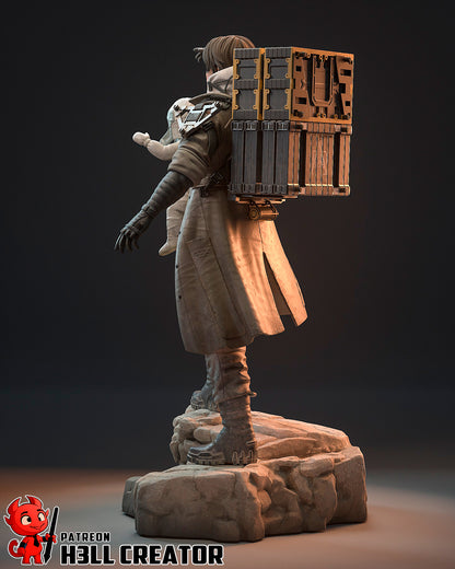 1:12 Carrying Tomorrow | Resin Garage Kit Figure Game Fan Art | h3LL creator