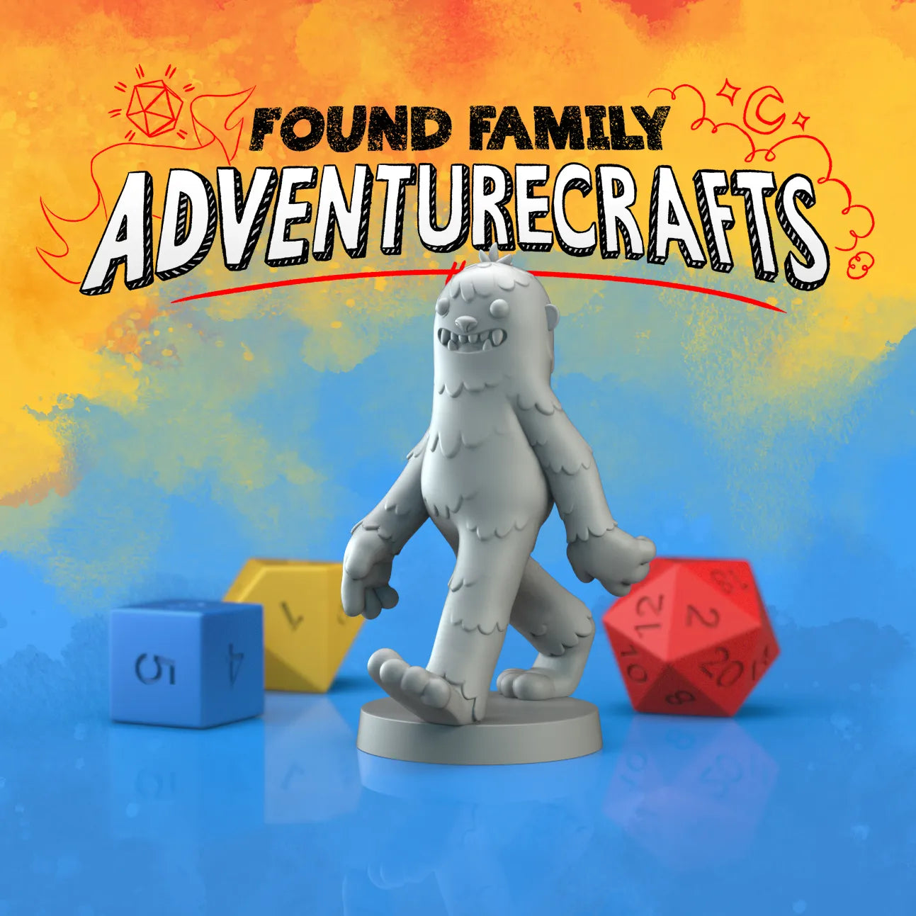 Cute Cryptids | Gaming Miniature TTRPG D&D | Found Family Adventurecrafts