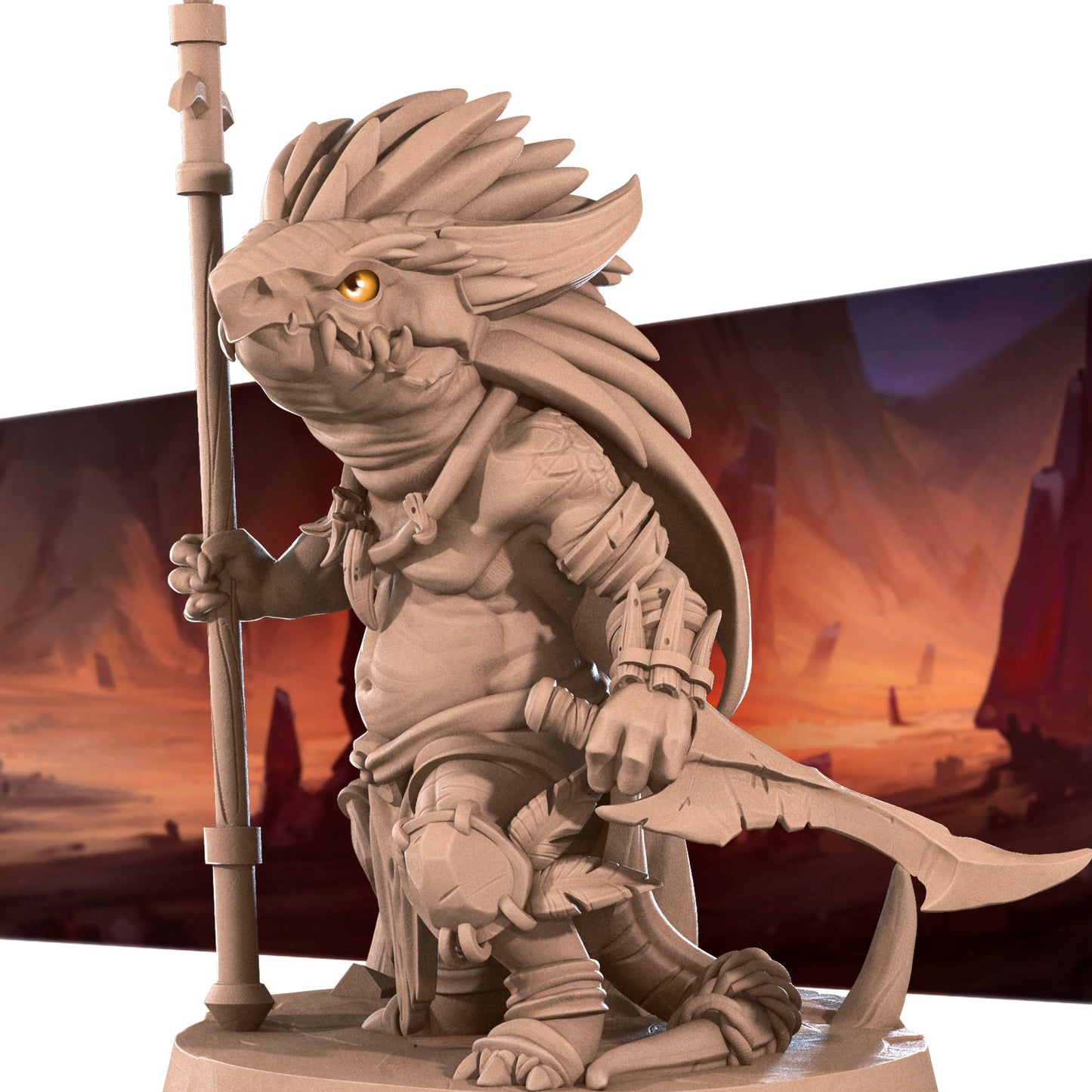 Kobold Savage | D&D TTRPG Miniature | Bite the Bullet