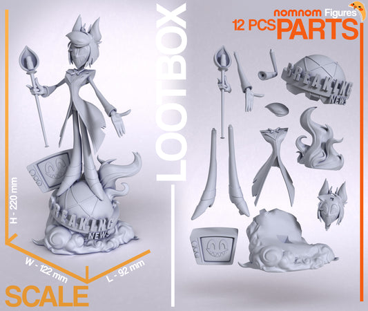 1:10 Hellfire Host | Resin Garage Kit Figure Game Fan Art | Nomnom Figures