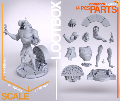 1:10 Friendly Strongman | Resin Garage Kit Figure Fan Art | Nomnom Figures