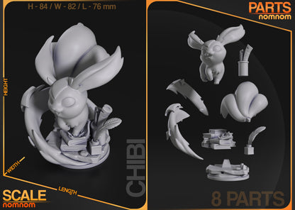 Chibi Sugar Stack Sweetie | Figura de resina Garage Kit Anime Fan Art | Nomnom Figures