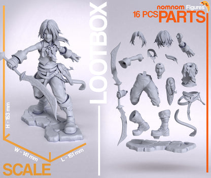 Gambler's Grin | Resin Garage Kit Figure Game Fan Art | Nomnom Figures