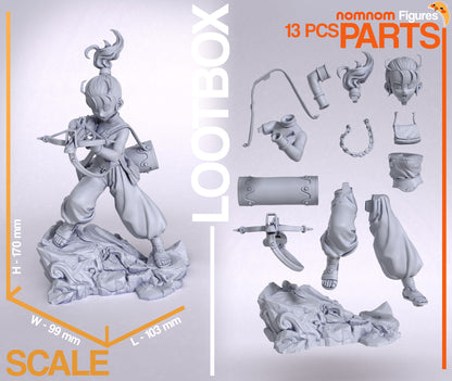 Defiant Rebel | Resin Garage Kit Figure Game Fan Art | Nomnom Figures