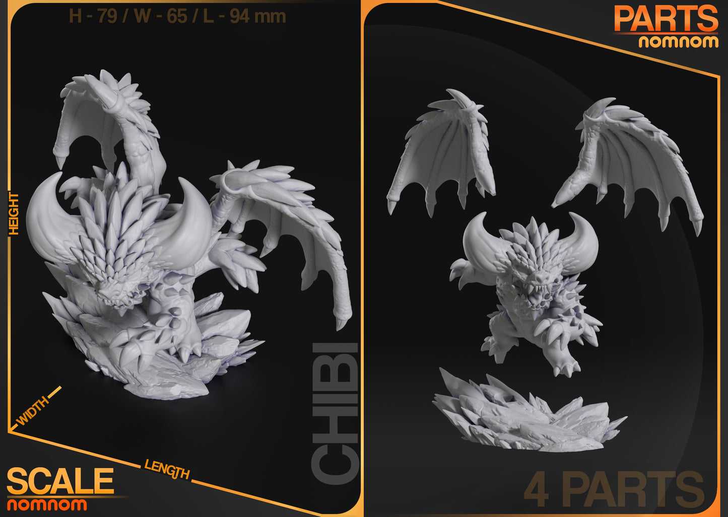 Chibi Calamity Spawn | Resin Garage Kit Figure Game Fan Art | Nomnom Figures