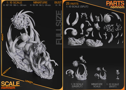 Genetic Apex | Resin Garage Kit Figure Game Fan Art | Nomnom Figures