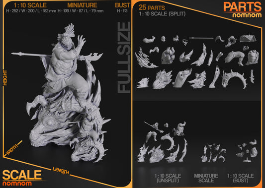 1:10 Calamity's King | Resin Garage Kit Figure Fan Art | Nomnom Figures