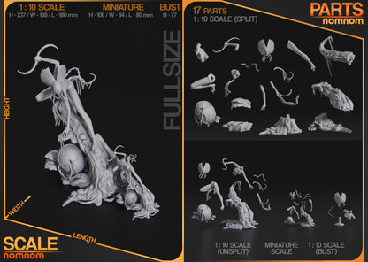 The Huntress | Resin Garage Kit Figure Fan Art | Nomnom Figures