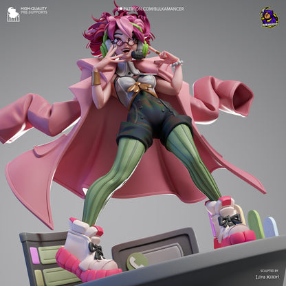 Scamellia | Resin Garage Kit Figure Game Fan Art | Bulkamancer Sculpts