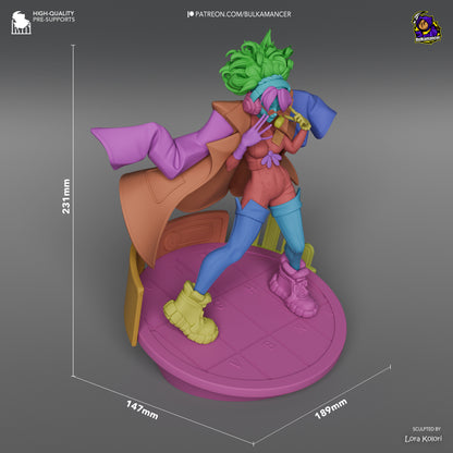 Scamellia | Resin Garage Kit Figure Game Fan Art | Bulkamancer Sculpts