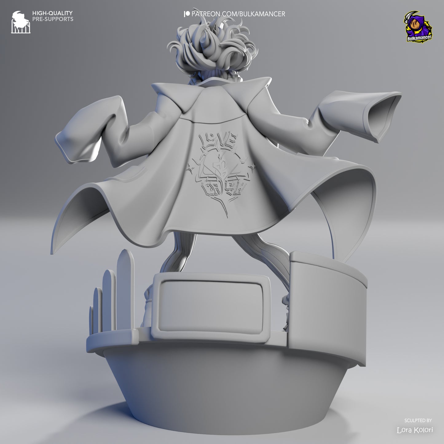 Scamellia | Resin Garage Kit Figure Game Fan Art | Bulkamancer Sculpts