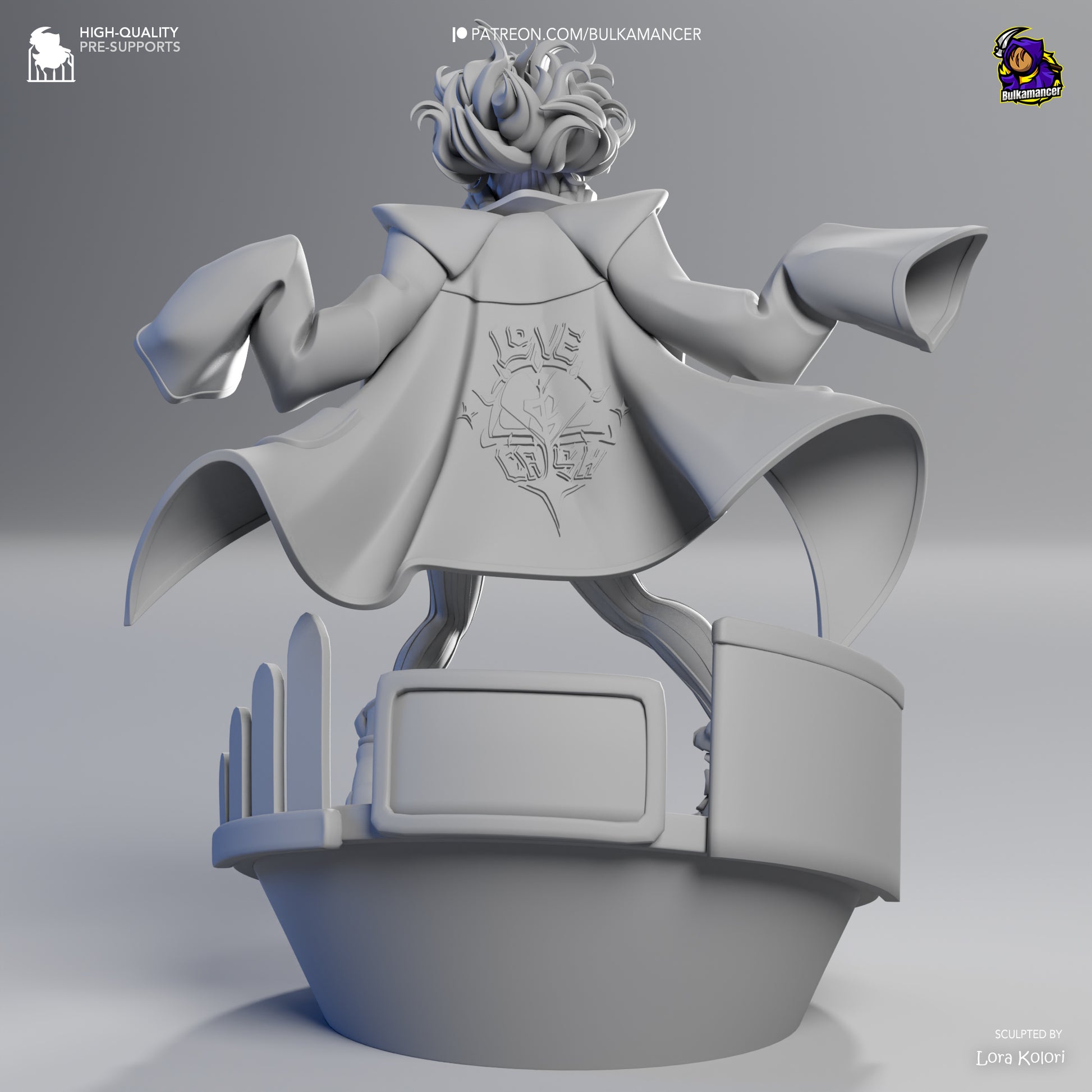 Scamellia | Resin Garage Kit Figure Game Fan Art | Bulkamancer Sculpts