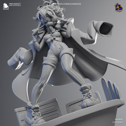 Scamellia | Resin Garage Kit Figure Game Fan Art | Bulkamancer Sculpts