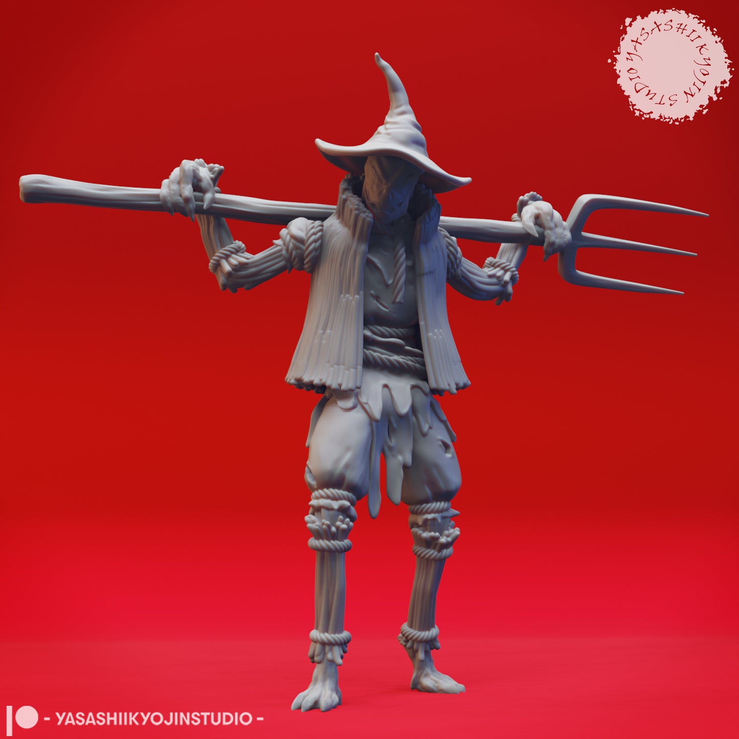 Scarecrow | D&D TTRPG Monster Miniature | Yasashii Kyojin Studio